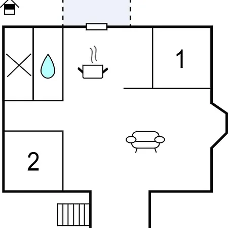 Two-bedroom In * Tisvildeleje