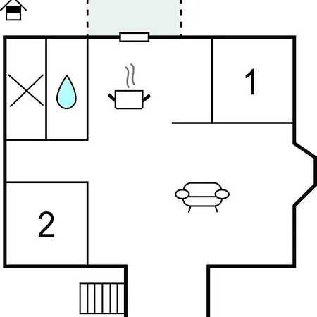 Leilighet Two-bedroom In Tisvildeleje